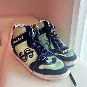 Daddy’s Money skechers Y2K sneakers with Juicy couture emblem, so cute